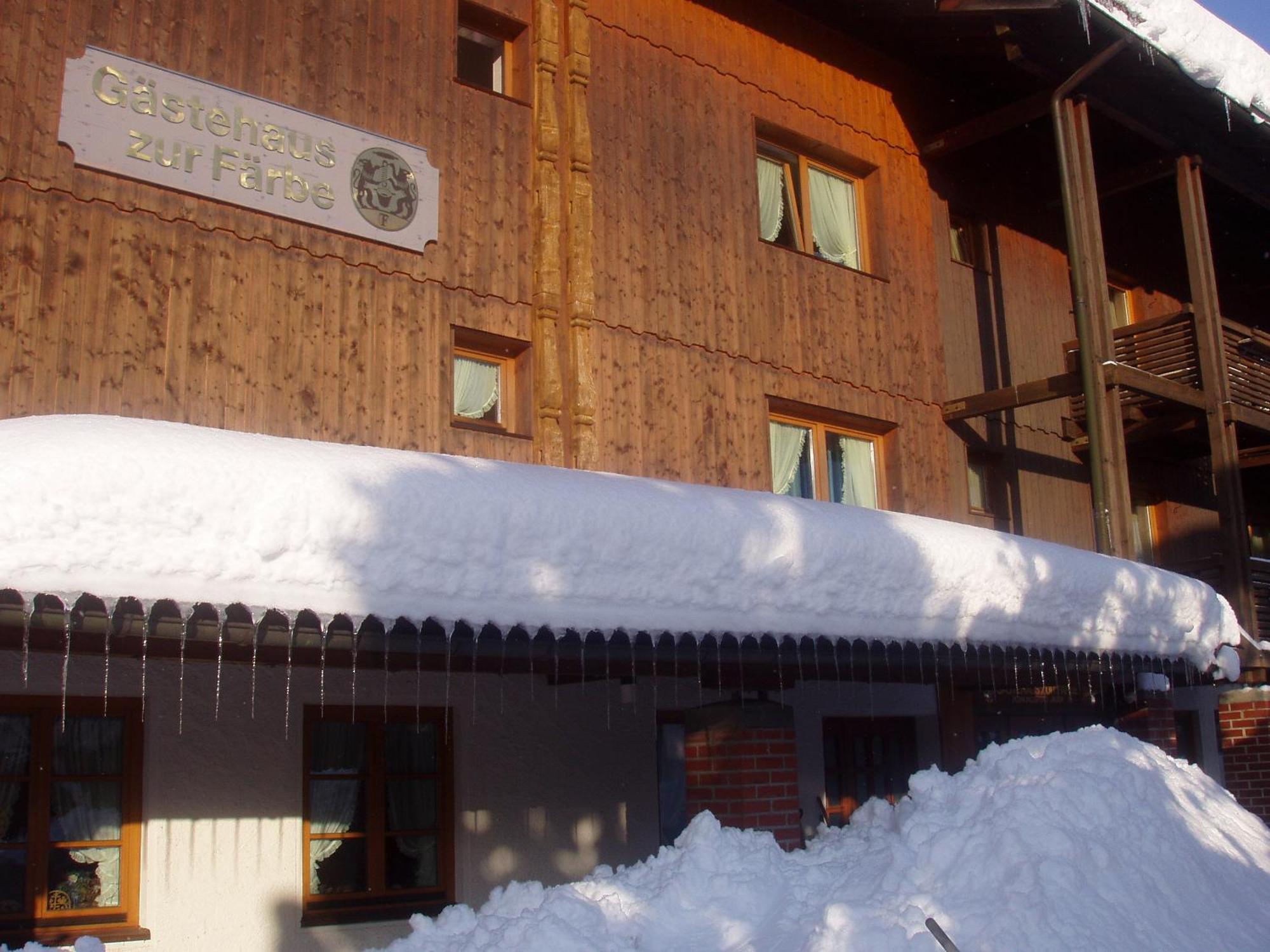 Gaestehaus Zur Faerbe Apartments Oberstdorf Esterno foto