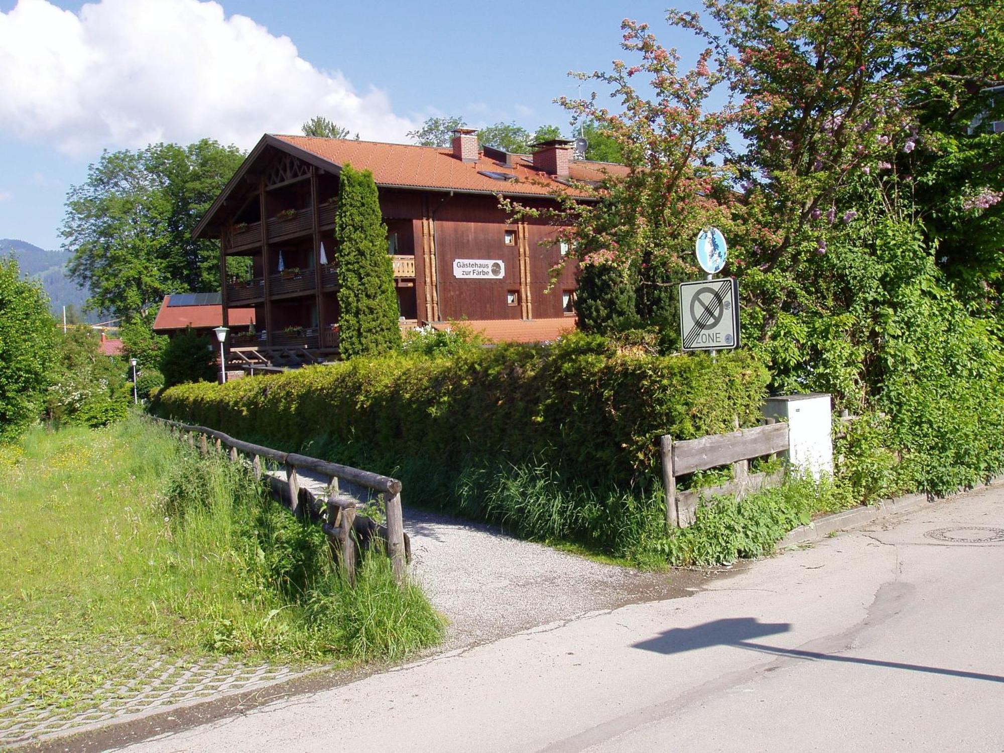 Gaestehaus Zur Faerbe Apartments Oberstdorf Esterno foto